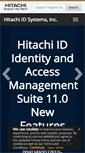 Mobile Screenshot of hitachi-id.com
