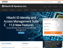Tablet Screenshot of hitachi-id.com